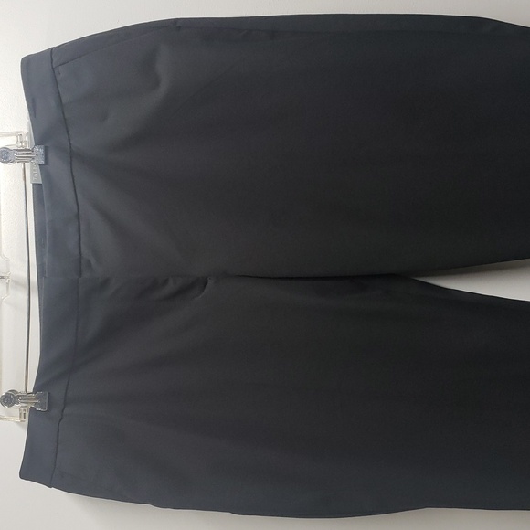 Talbots Hampshire Ankle Trouser Pants Straight Leg Ankle Lenght Black Womens 20W - Picture 2 of 13